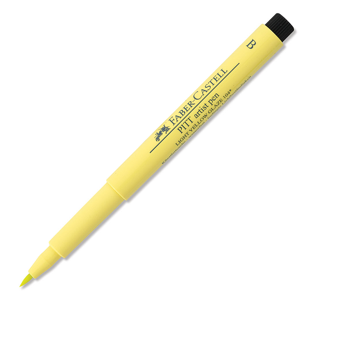 Faber-Castell Pitt Artist Pen - Light Yellow Glaze, Brush Nib