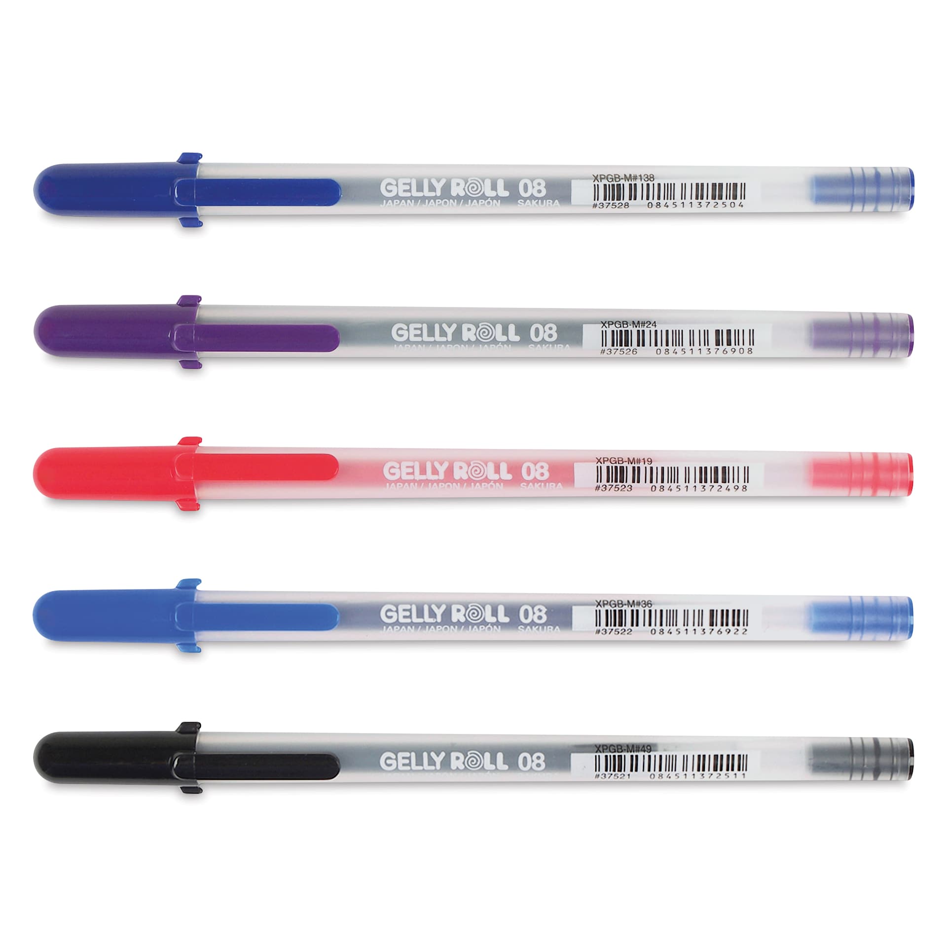 Sakura Gelly Roll Pens - Assorted Colors, Set of 5