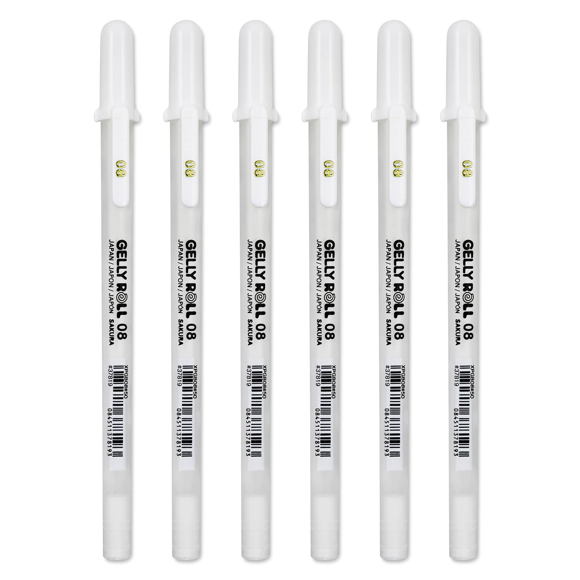 Sakura Gelly Roll Opaque White Pens - Set of 6