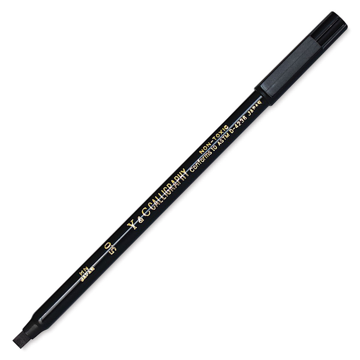 Yasutomo Y&C Calligraphy Marker - Black, 5 mm
