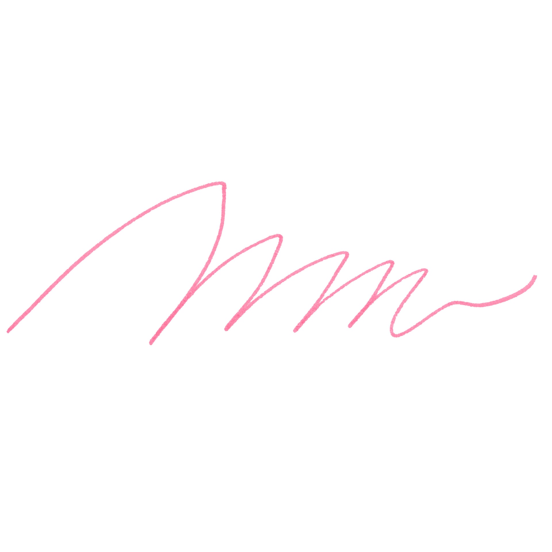 Marvy Uchida LePen Fine Line Marker - Fluorescent Pink, swatch only