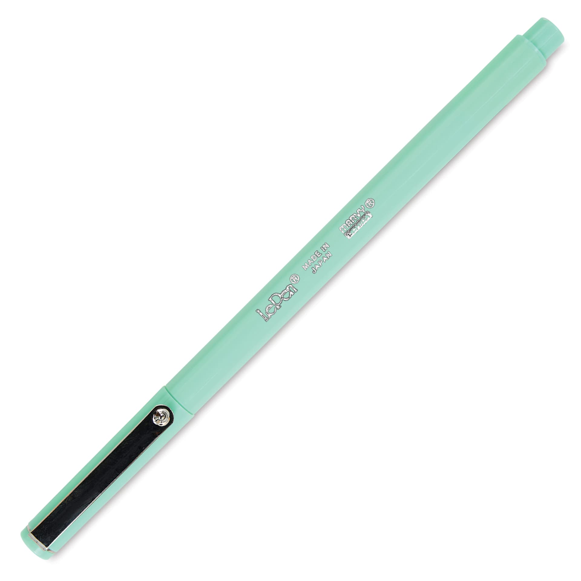 Marvy Uchida LePen Fine Line Marker - Peppermint, cap on