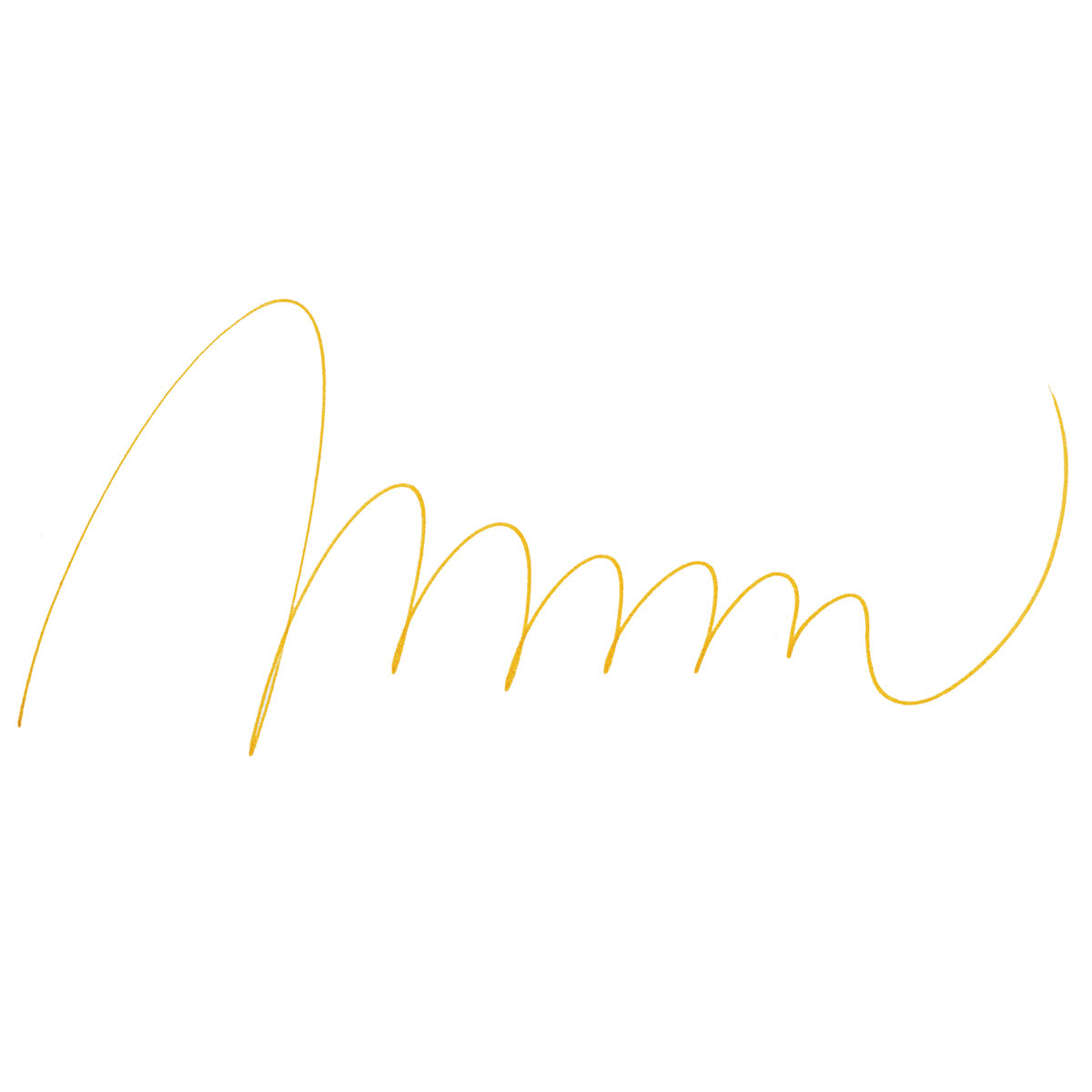 Marvy Uchida LePen Fine Line Marker - Mustard swatch