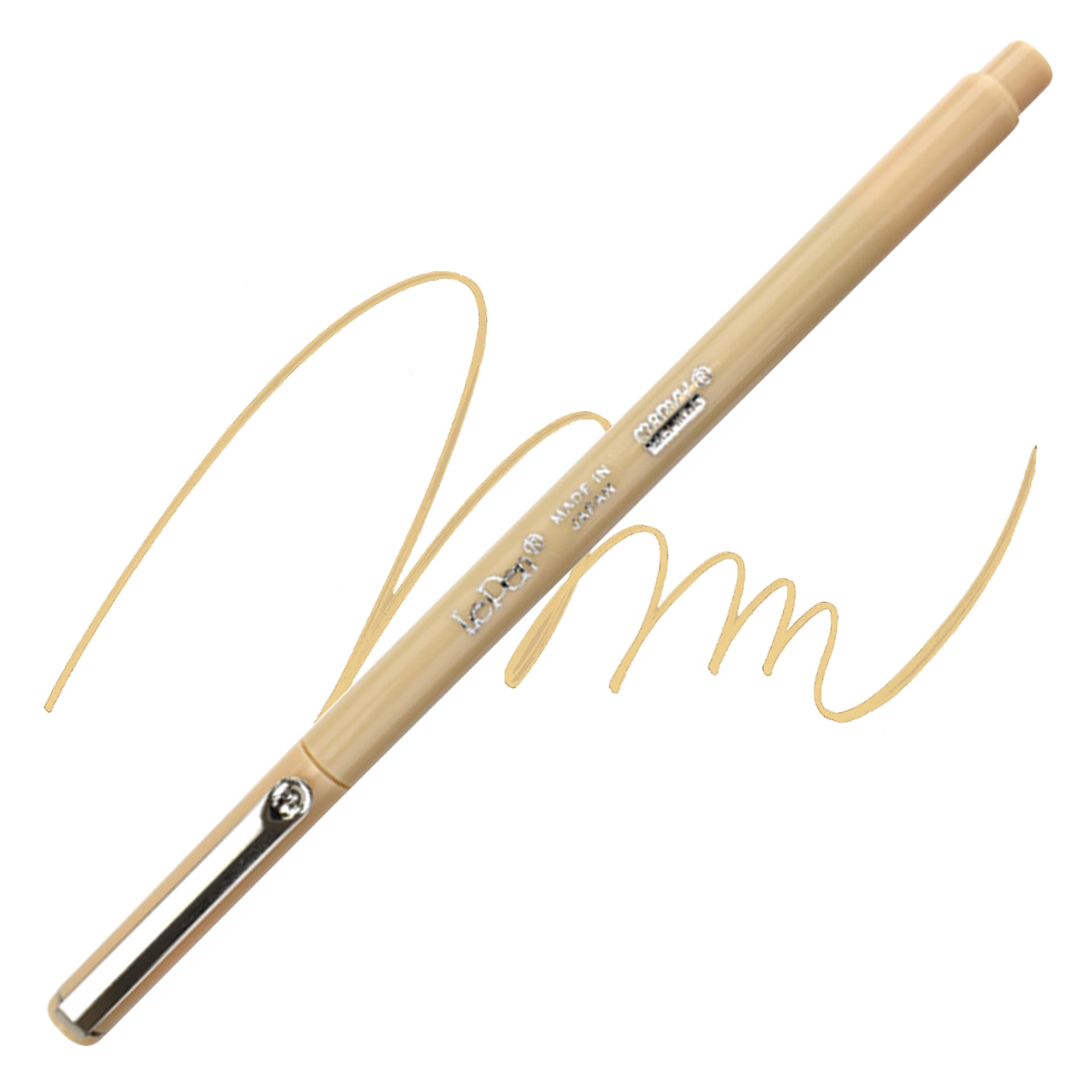 Marvy Uchida LePen Fine Line Marker - Beige marker and swatch