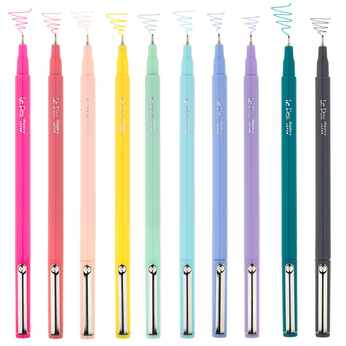 Le Pen Pen Set 10-Pen Pastel Colors Set