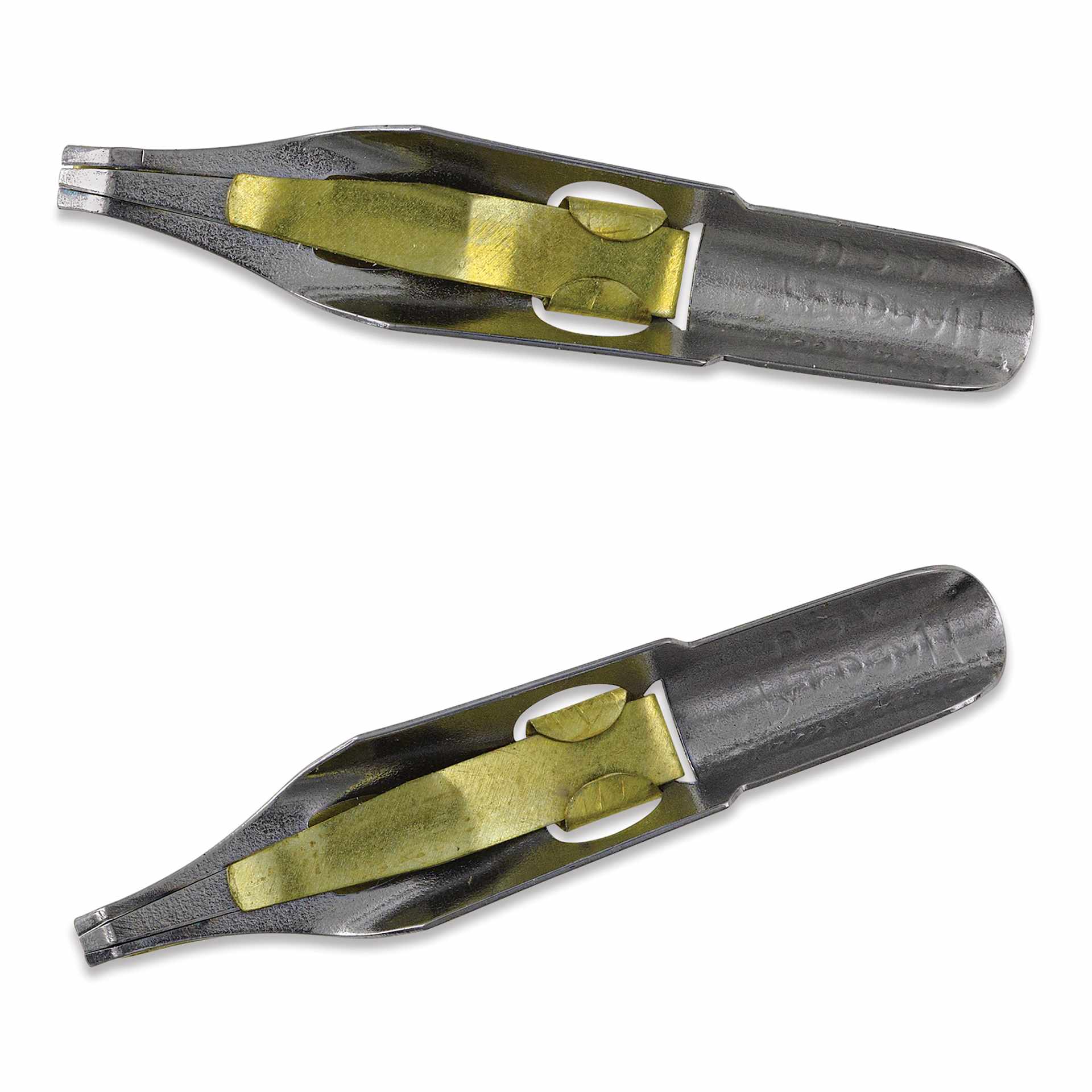 Speedball Broad Edge A-Series Square Calligraphy Nibs - A2 and A3, view of the bottom of the nib