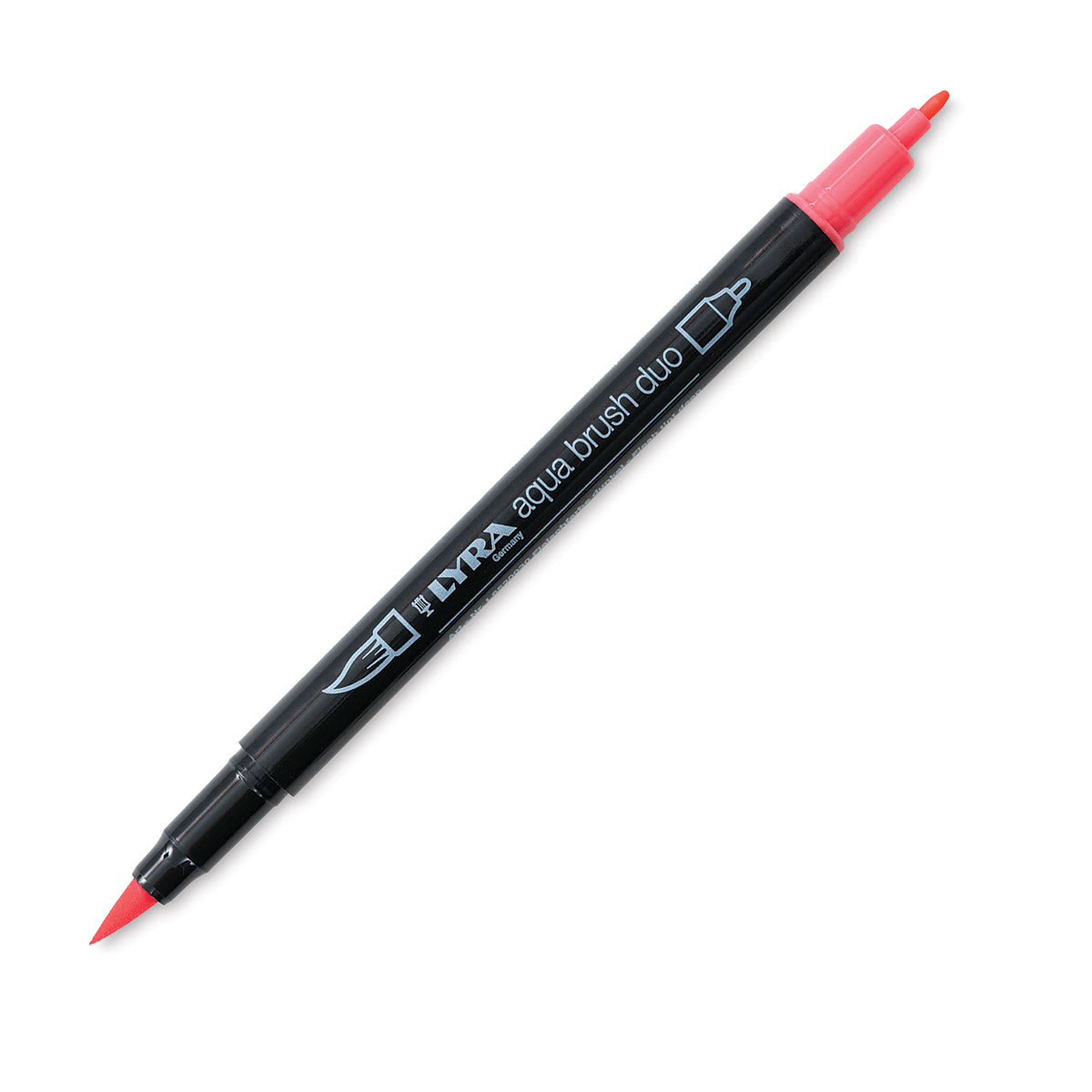 Lyra Aqua Brush Duo Marker - Flesh Tint Deep 030 (with caps off)