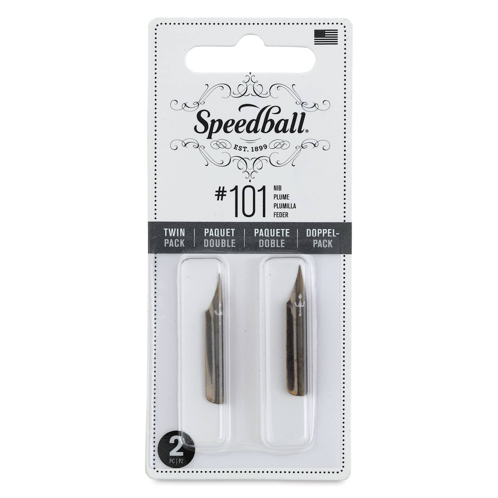Speedball Hunt Imperial Artist Dip Pen - #101, Pkg of 2 Nibs, front of the packaging Speedball Hunt Imperial Artist Dip Pen - #101, Pkg of 2 Nibs, front of the packaging