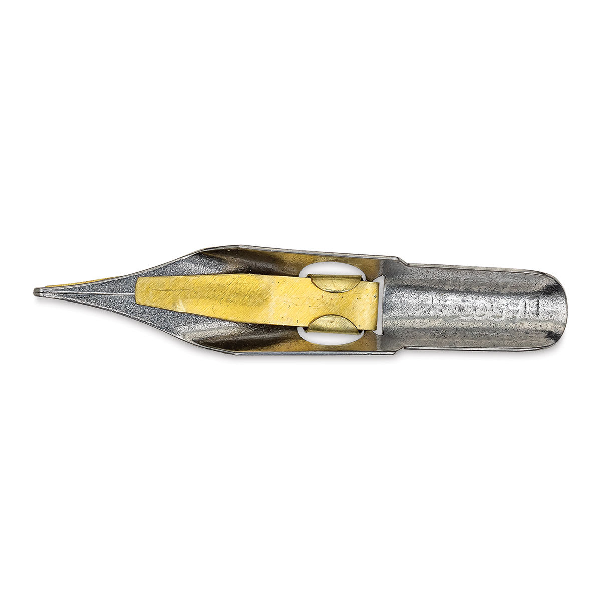 Speedball Broad Edge A-Series Square Calligraphy Nib - A5, view of the bottom of the nib