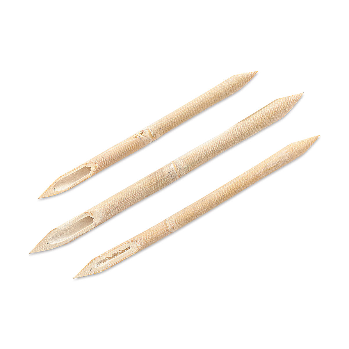 Richeson Bamboo Reed Pens - Set of 3 shown at angle