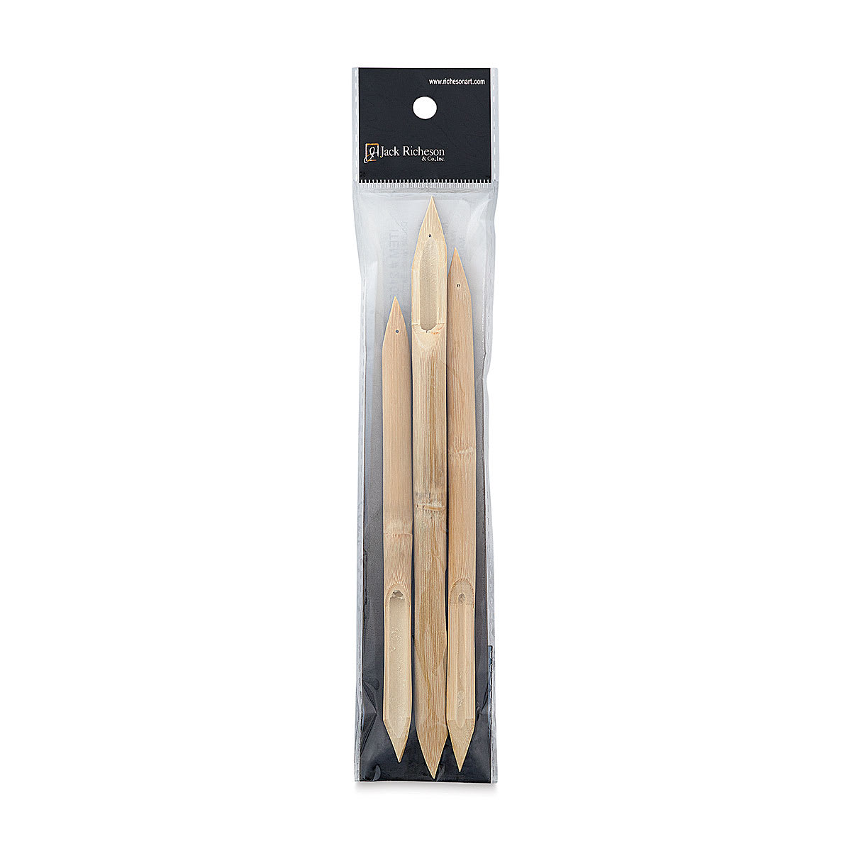 Richeson Bamboo Reed Pens - Front of Set of 3 package shown