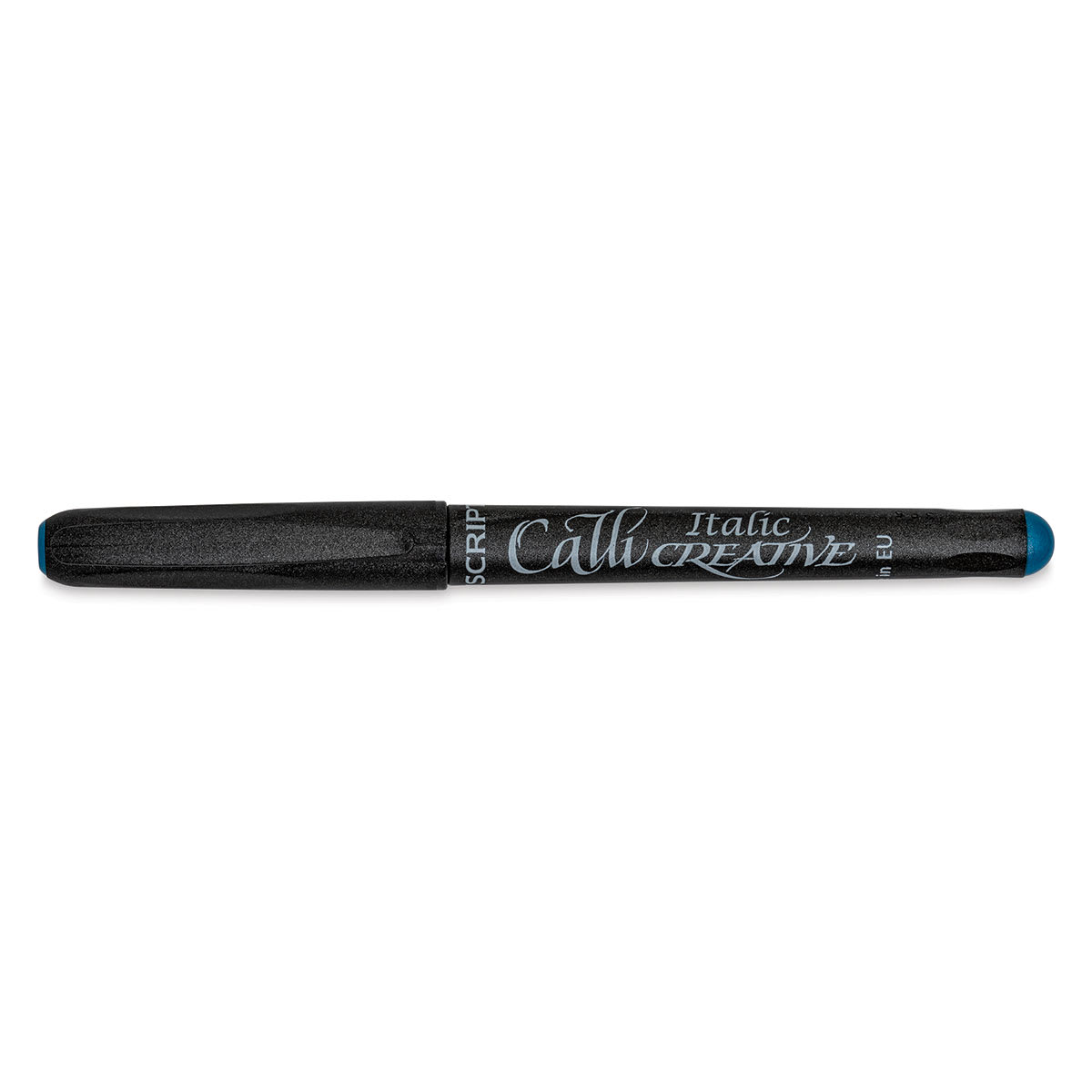 Manuscript CalliCreative Italic Marker - Metallic Turquoise, 2.5 mm, Medium Point with cap on