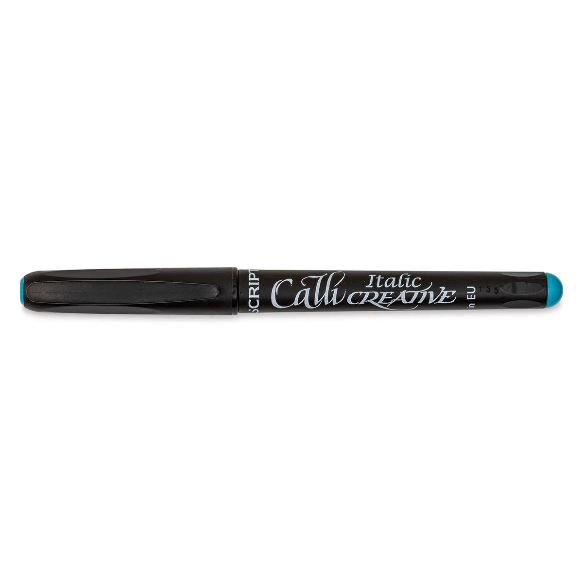 Manuscript CalliCreative Italic Marker - Turquoise, 3.6 mm, Broad Point with cap on