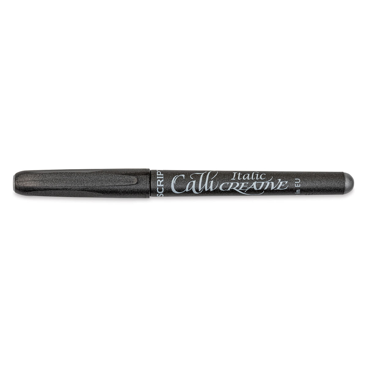 Manuscript CalliCreative Italic Marker - Metallic Sliver, 2.5 mm, Medium Point with cap on