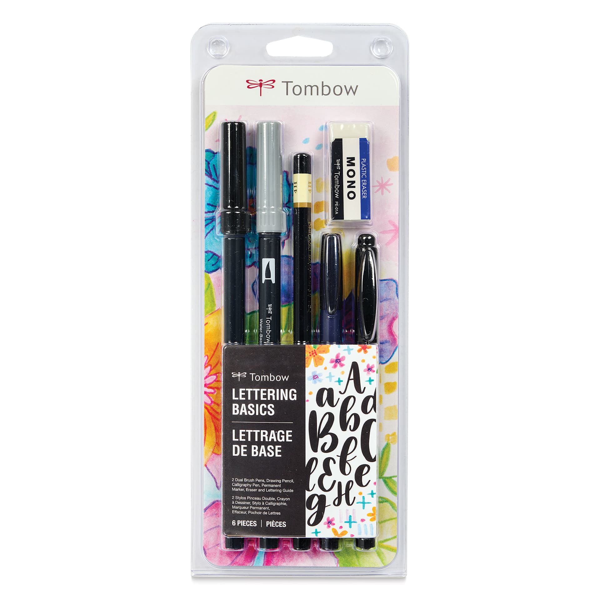 Tombow Lettering Basics Set, front of the packaging Tombow Lettering Basics Set, front of the packaging