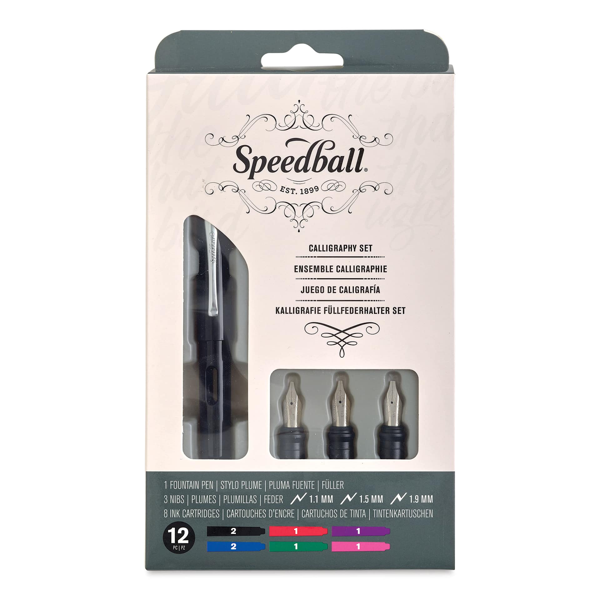 Speedball Calligraphy Fountain Pens - Calligraphy Set front of package