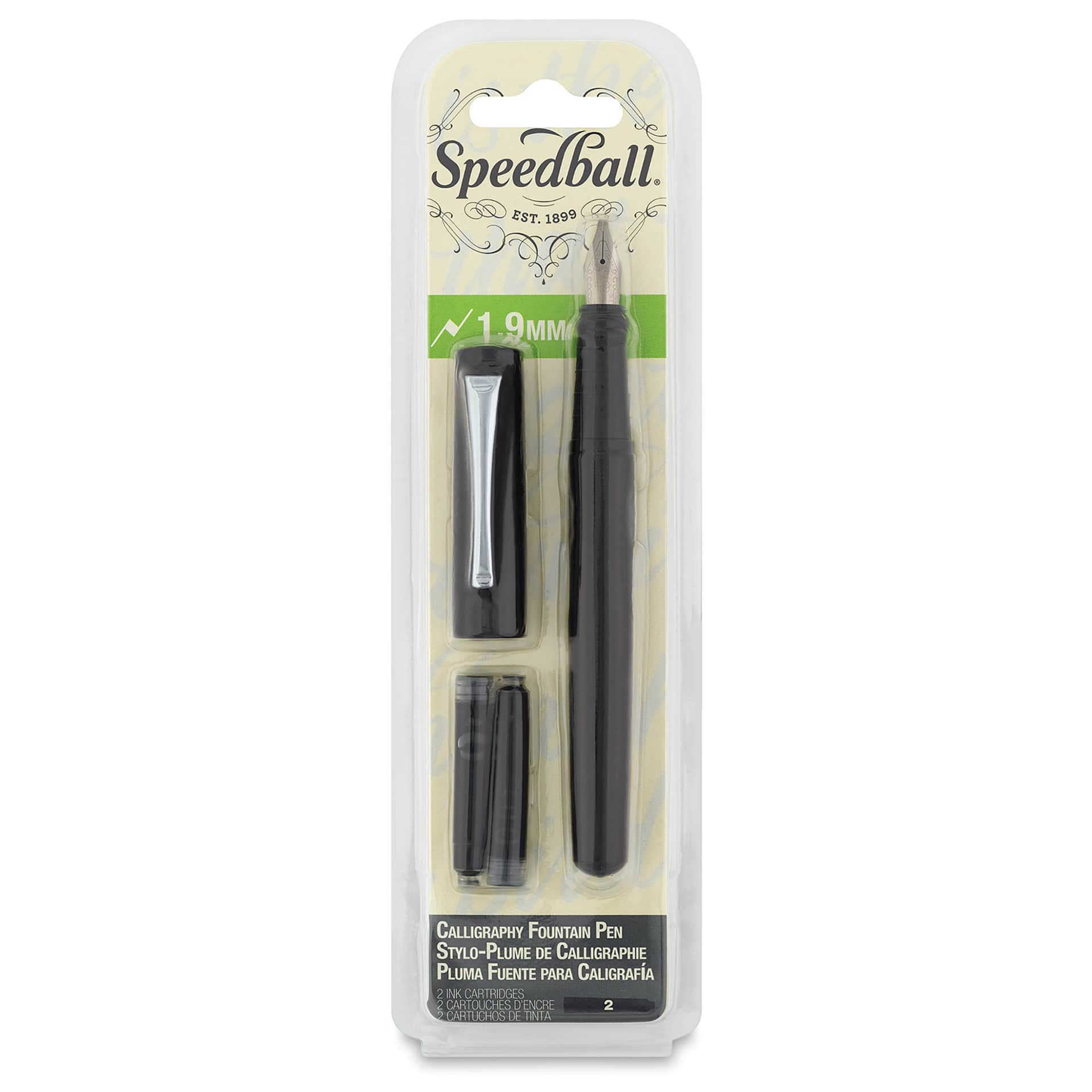 Speedball Calligraphy Fountain Pen - Fountain Pen, 1.9 mm front of package