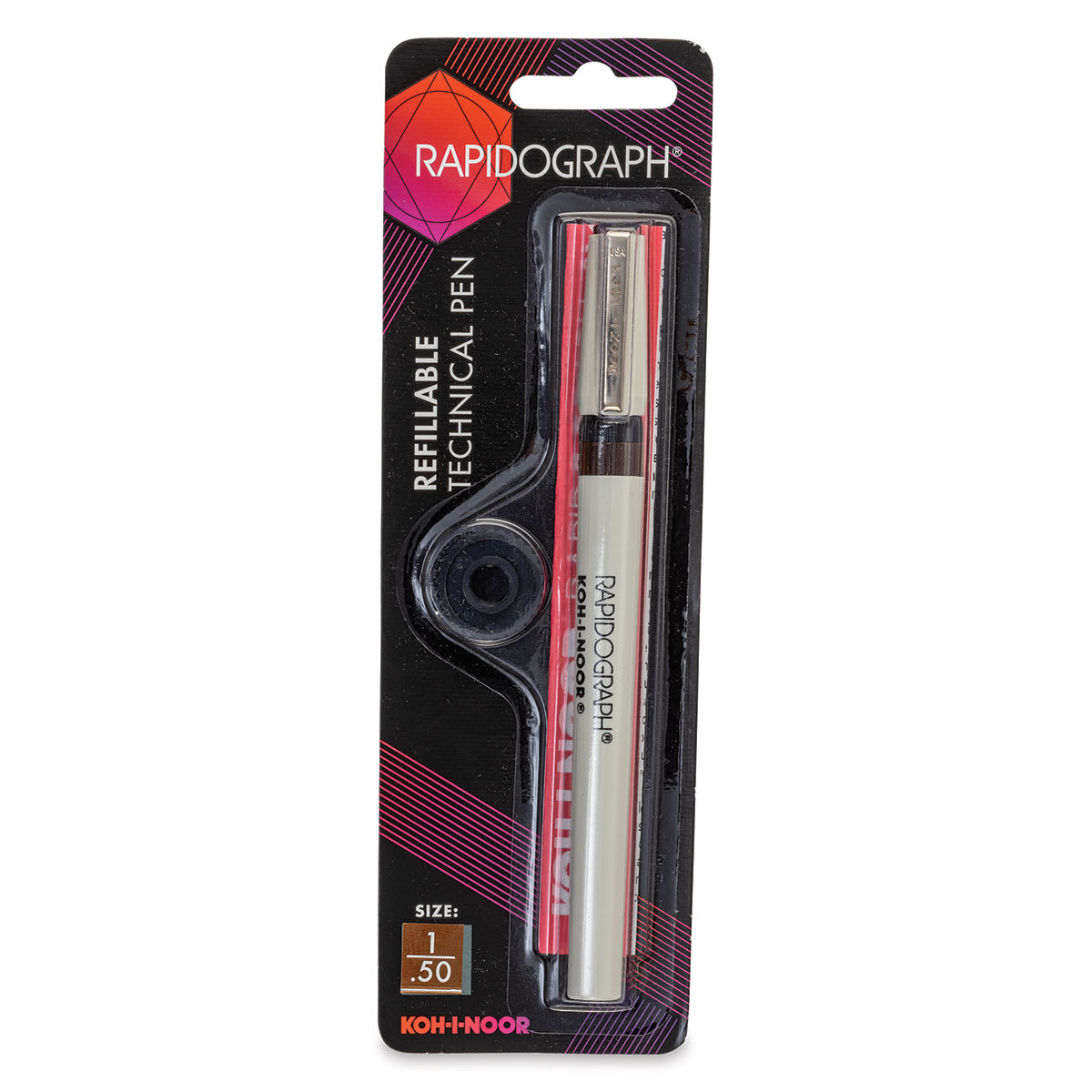Koh-I-Noor Rapidograph Pen - 1, 0.50 mm Tip front of package