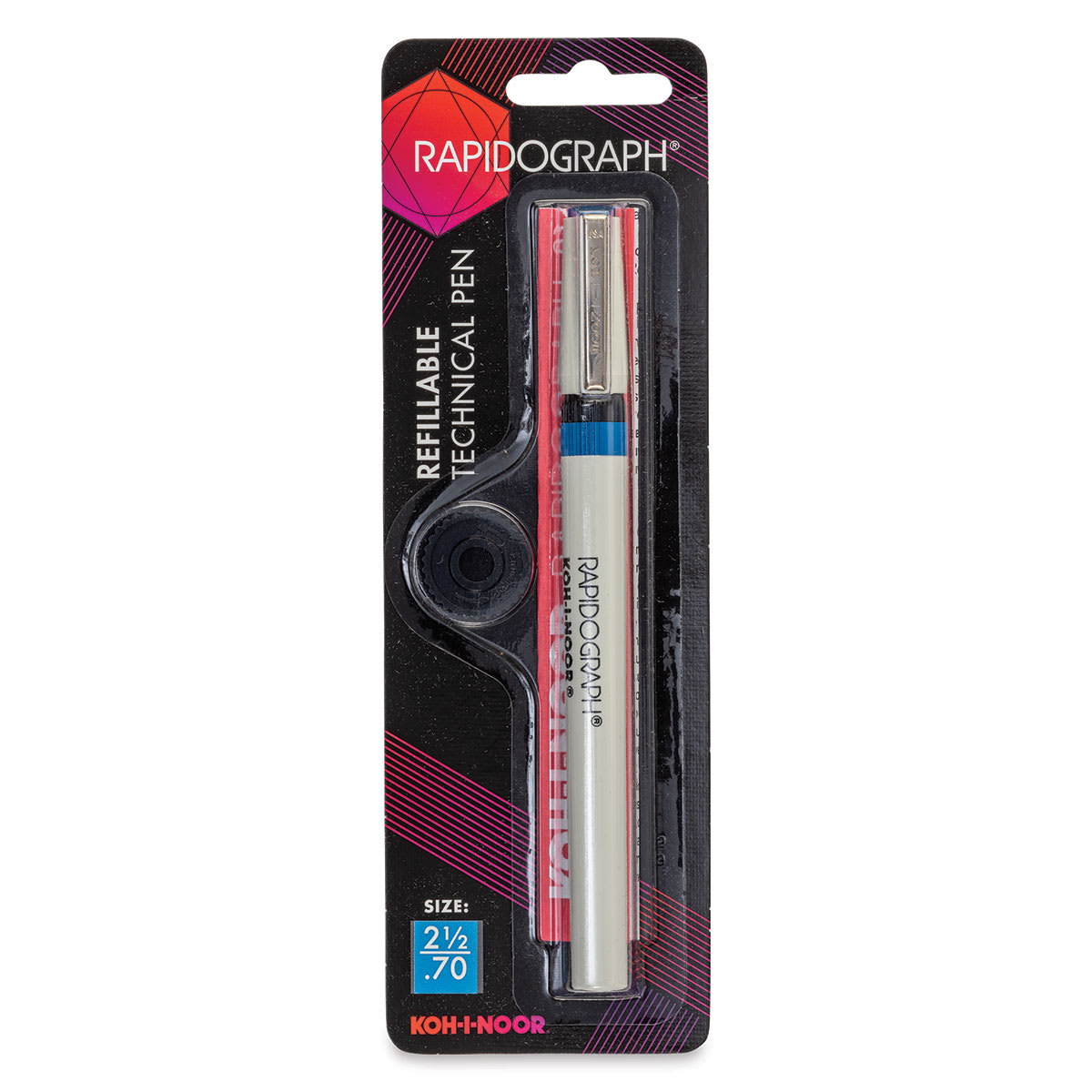 Koh-I-Noor Rapidograph Pen - 2.5, 0.70 mm Tip front of package