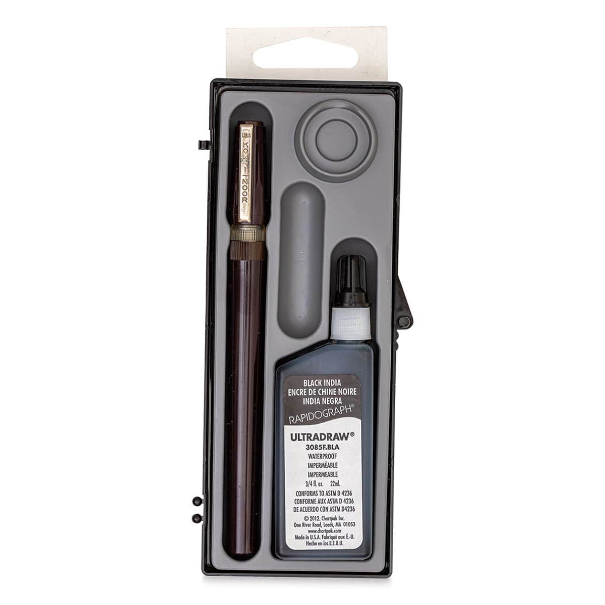 Koh-I-Noor RapidoSketch Pen Set - 0.50 mm case open to show contents
