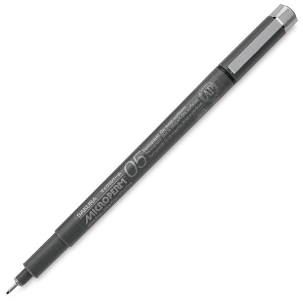 Sakura Microperm Pens - Angled view of uncapped .45 tip Pen
