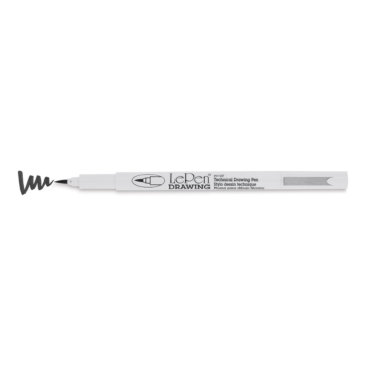 Marvy Uchida LePen Technical Drawing Pen - Black, Brush Tip