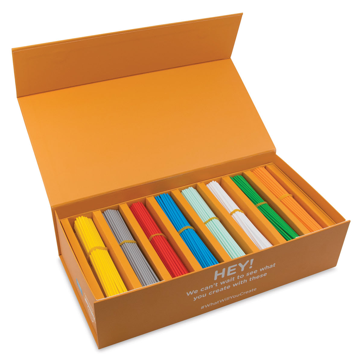 3Doodler EDU Start+ Learning Pack filaments inside of packaging