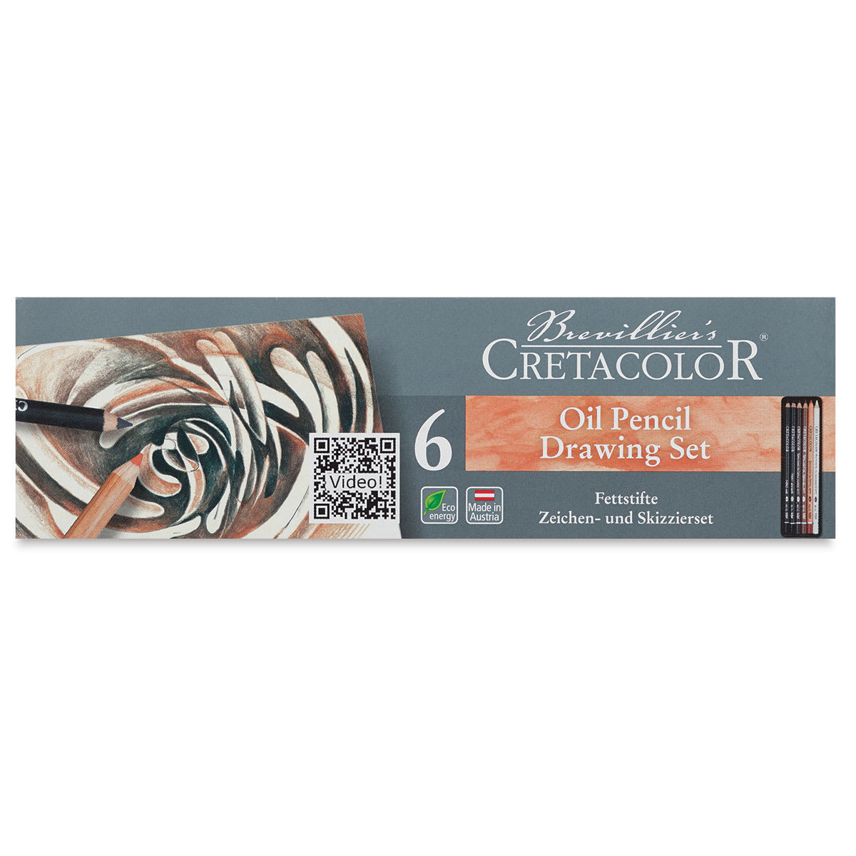 Cretacolor Oil Pencil Drawing Set - Front of package
