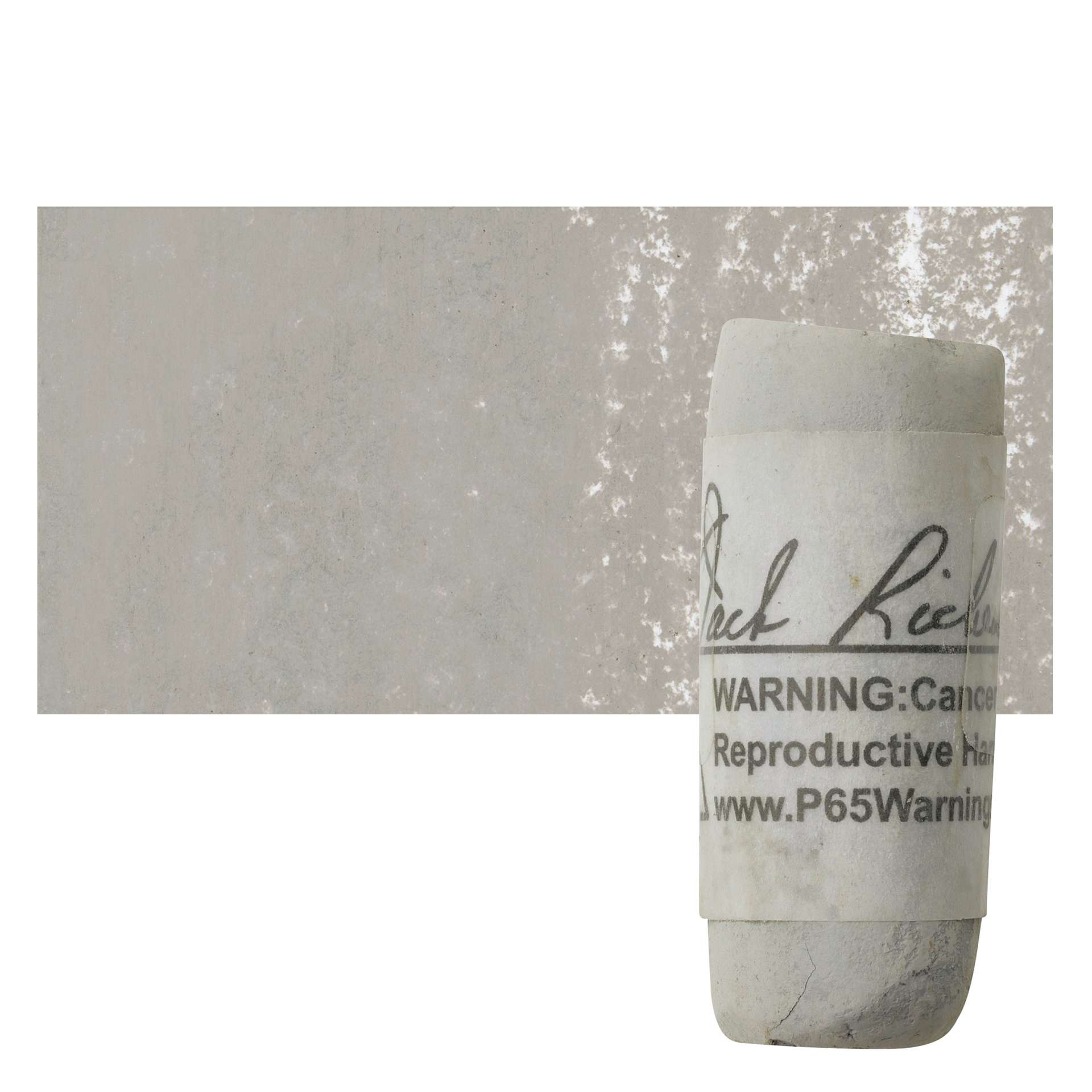 Richeson Soft Handrolled Pastel - Grey GY5, pastel and swatch