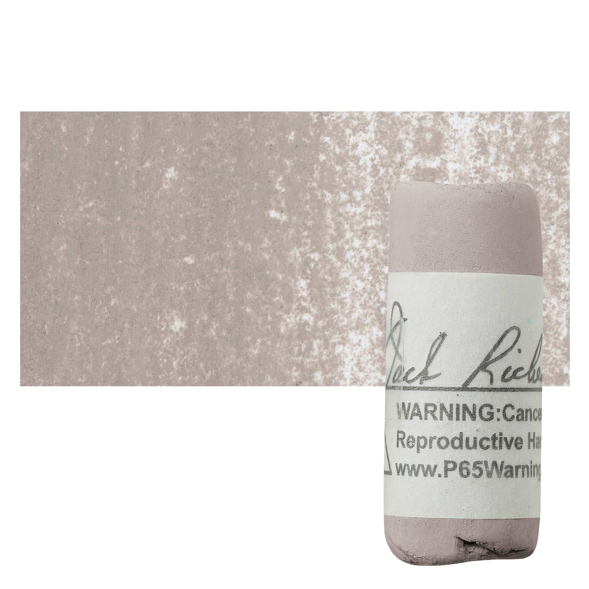 Richeson Soft Handrolled Pastel - Grey GY30, pastel and swatch