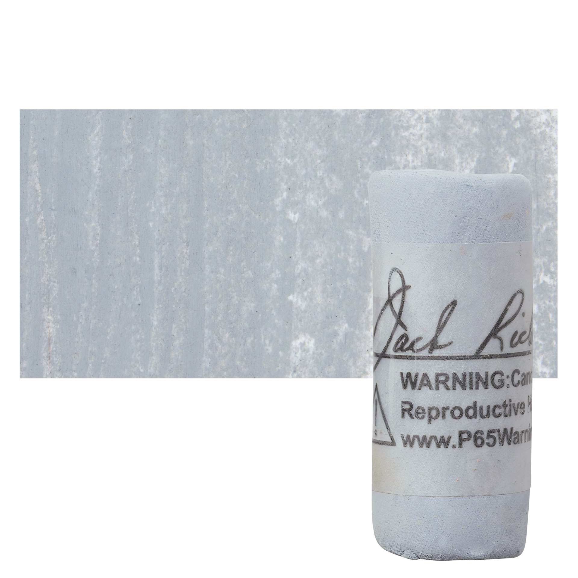Richeson Soft Handrolled Pastel - Grey GY35, pastel and swatch