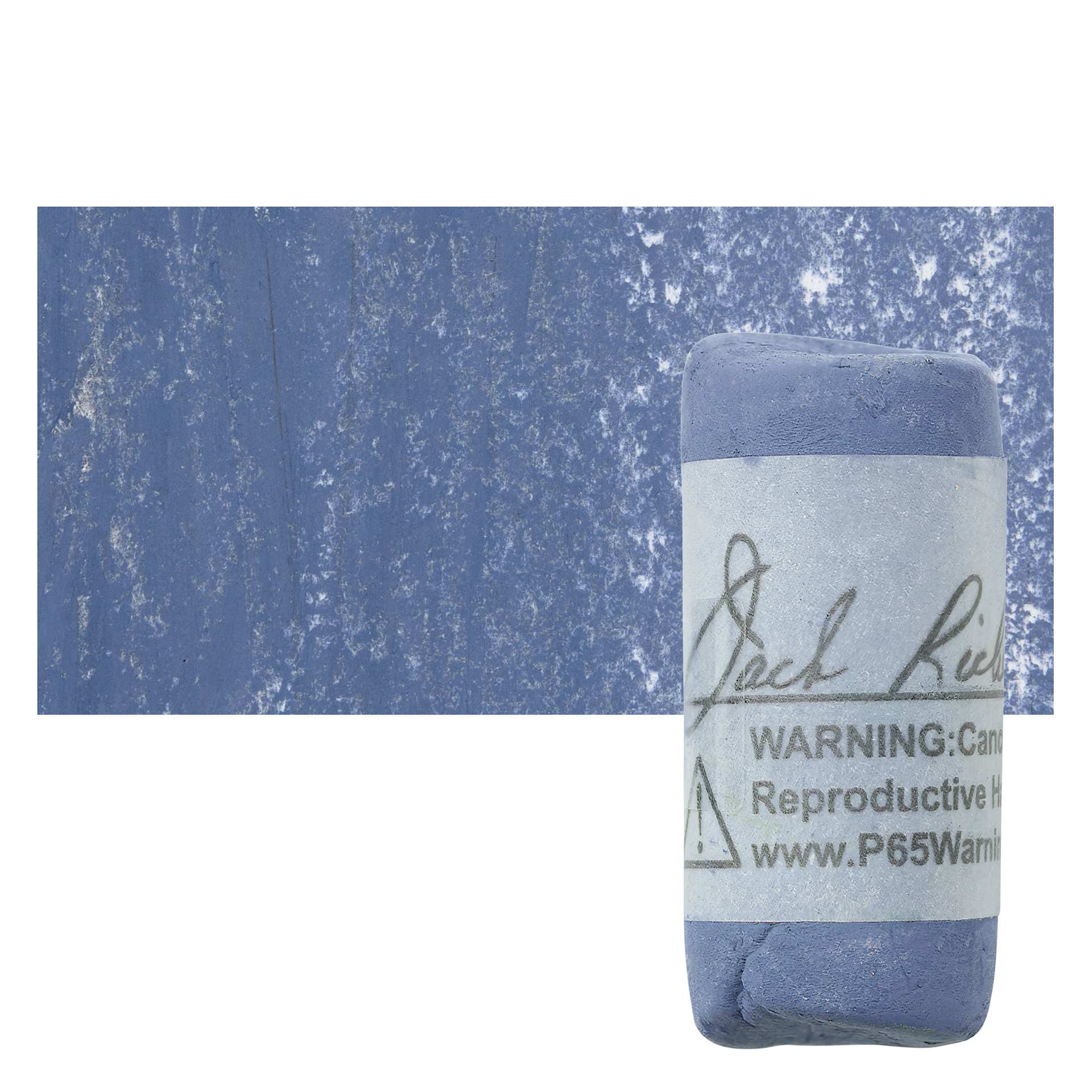 Richeson Soft Handrolled Pastel - Grey GY43, pastel and swatch