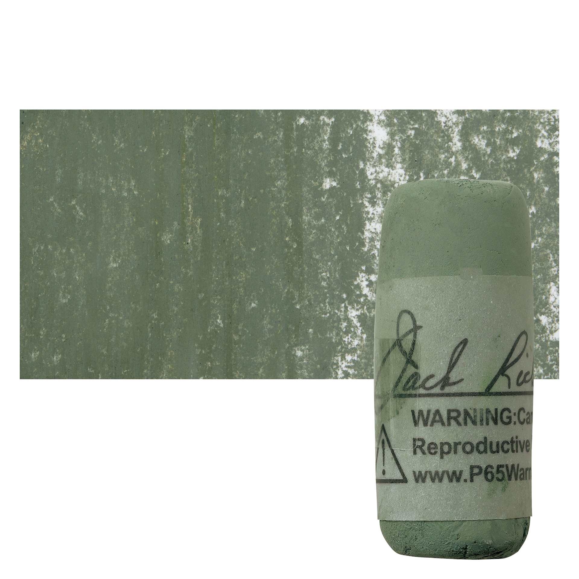 Richeson Soft Handrolled Pastel - Grey GY65, pastel and swatch