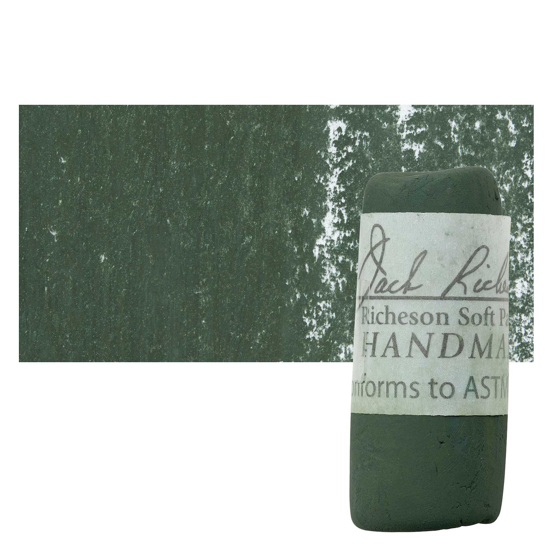 Richeson Soft Handrolled Pastel - Grey GY69, pastel and swatch