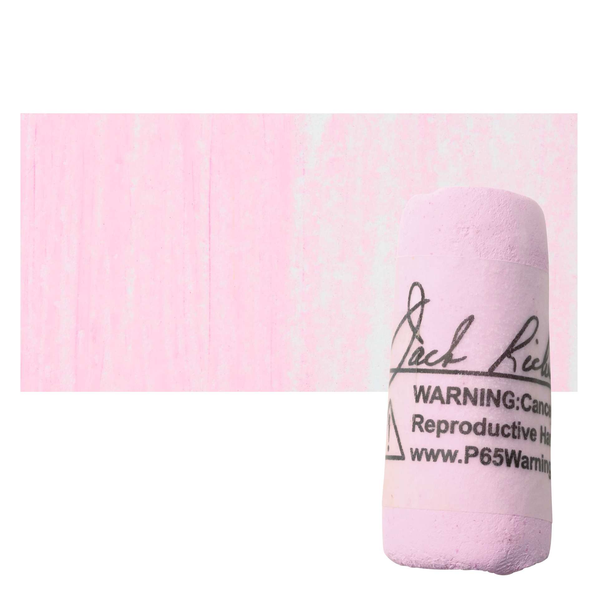 Richeson Soft Handrolled Pastel - Red R2, pastel and swatch