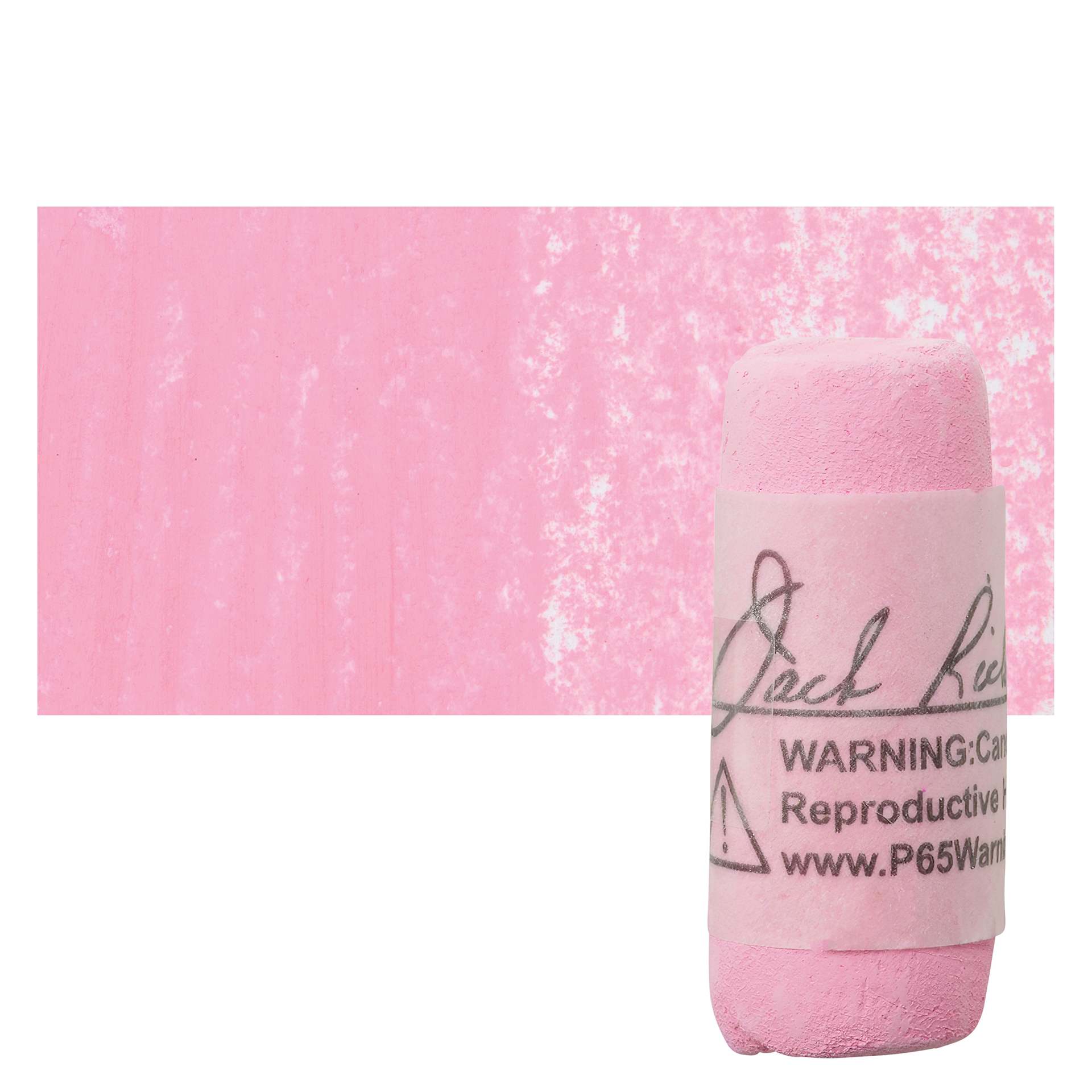 Richeson Soft Handrolled Pastel - Red R6, pastel and swatch
