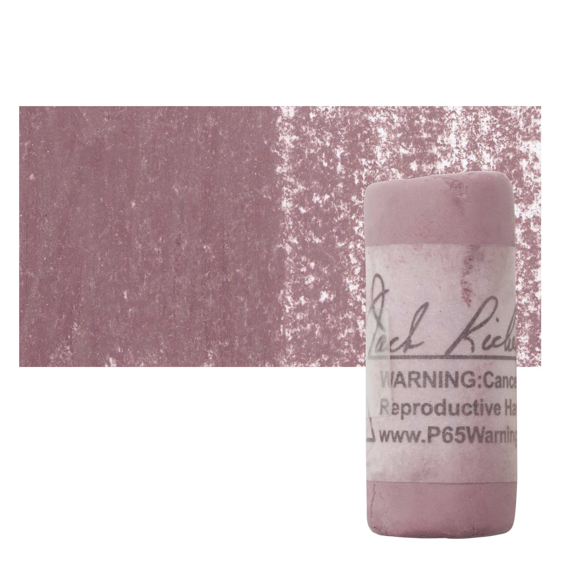Richeson Soft Handrolled Pastel - Earth Red ER16, pastel and swatch