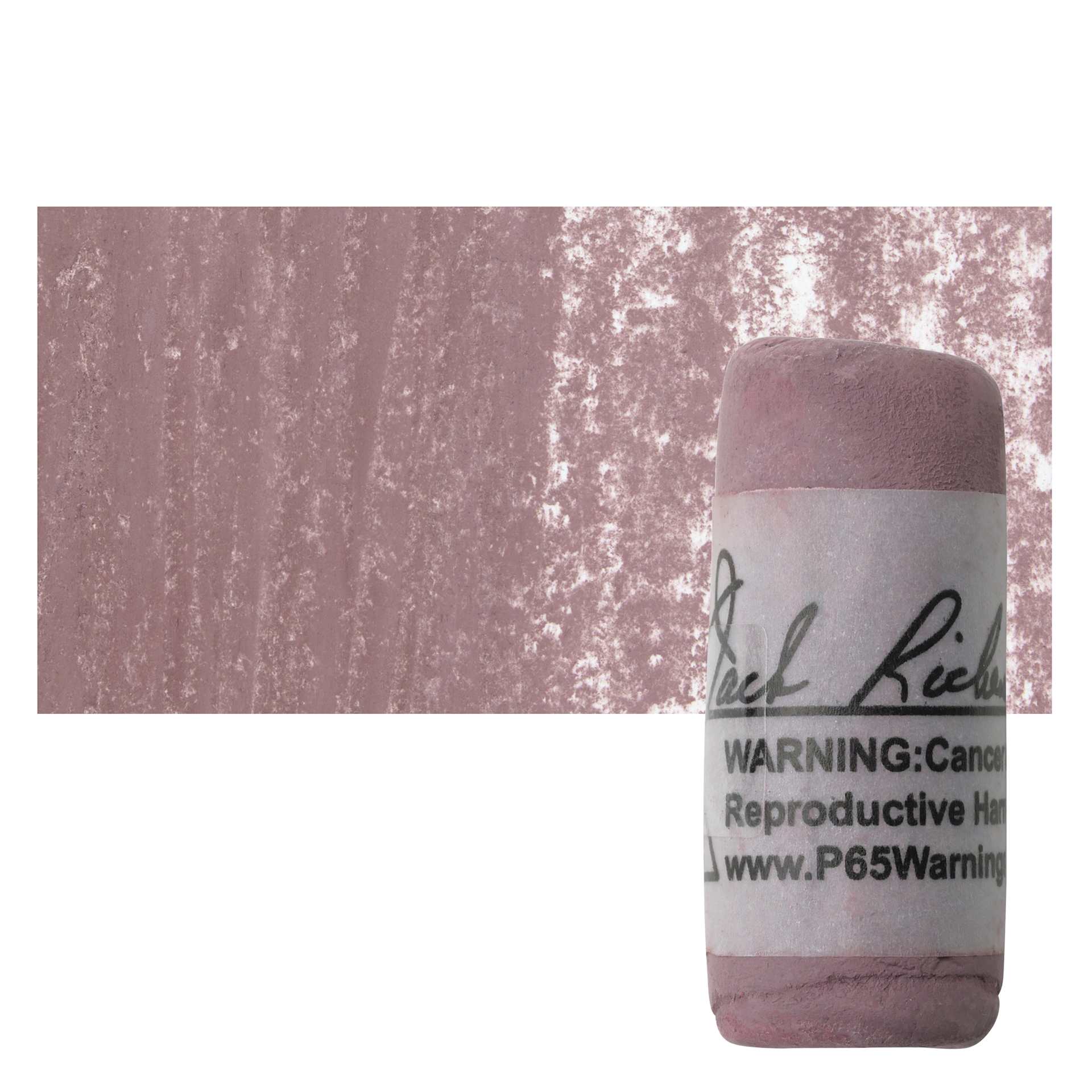 Richeson Soft Handrolled Pastel - Earth Red ER17, pastel and swatch