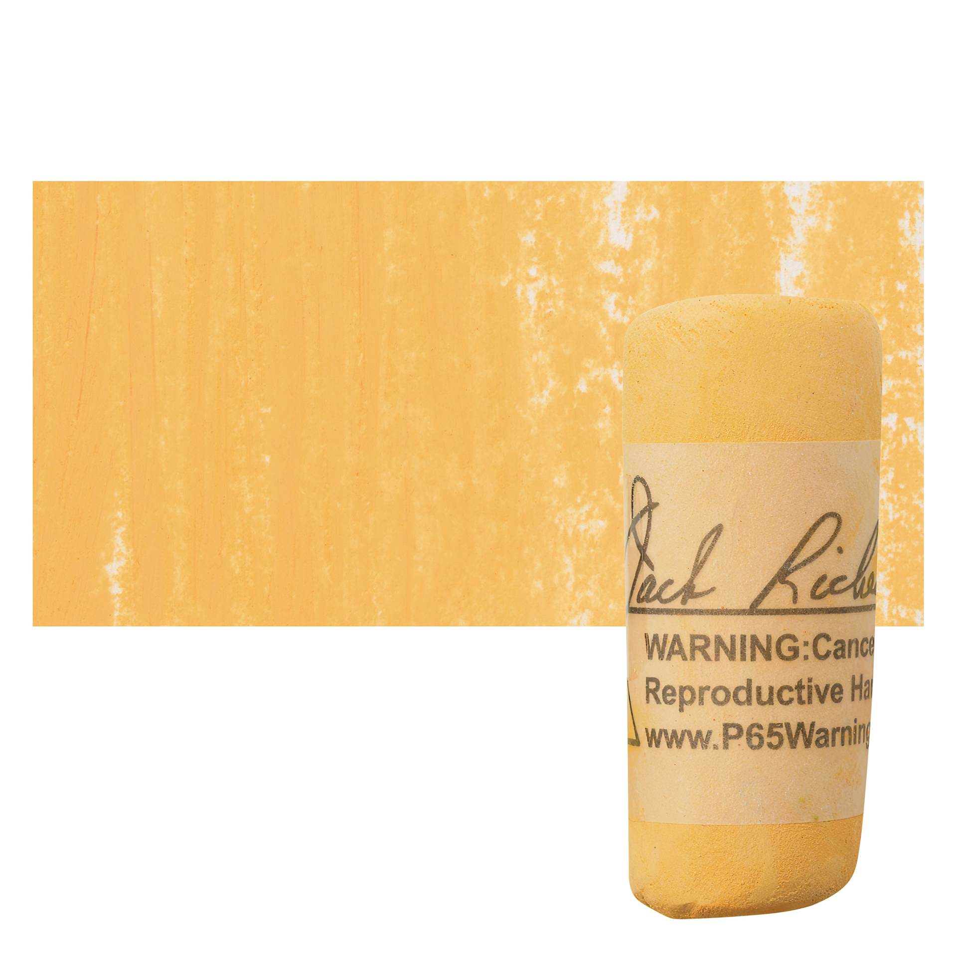 Richeson Soft Handrolled Pastel - Orange O6, pastel and swatch