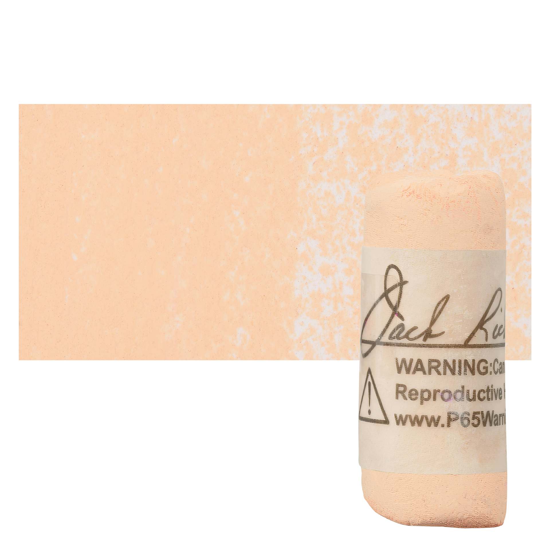 Richeson Soft Handrolled Pastel - Earth Orange EO2, pastel and swatch