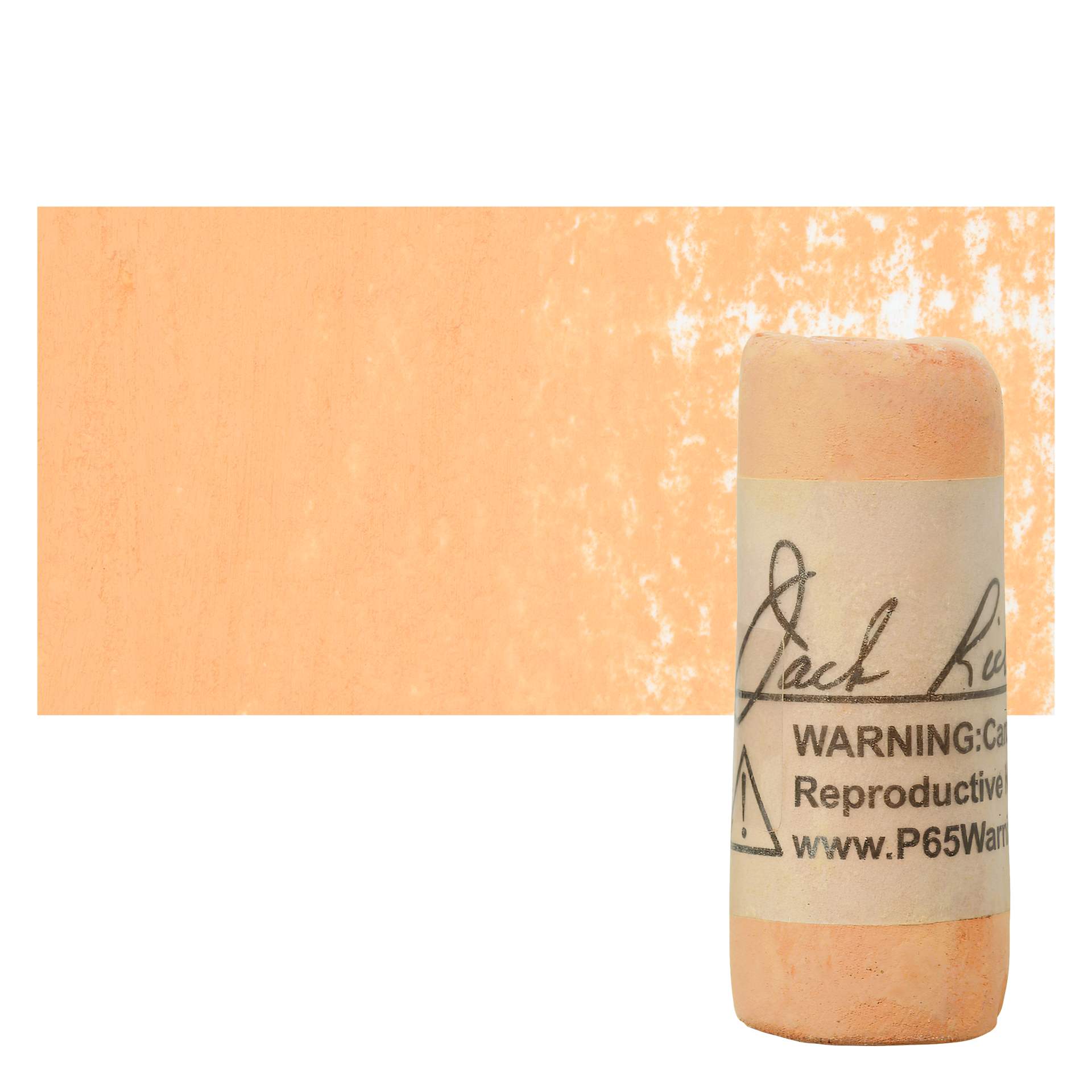 Richeson Soft Handrolled Pastel - Earth Orange EO10, pastel and swatch