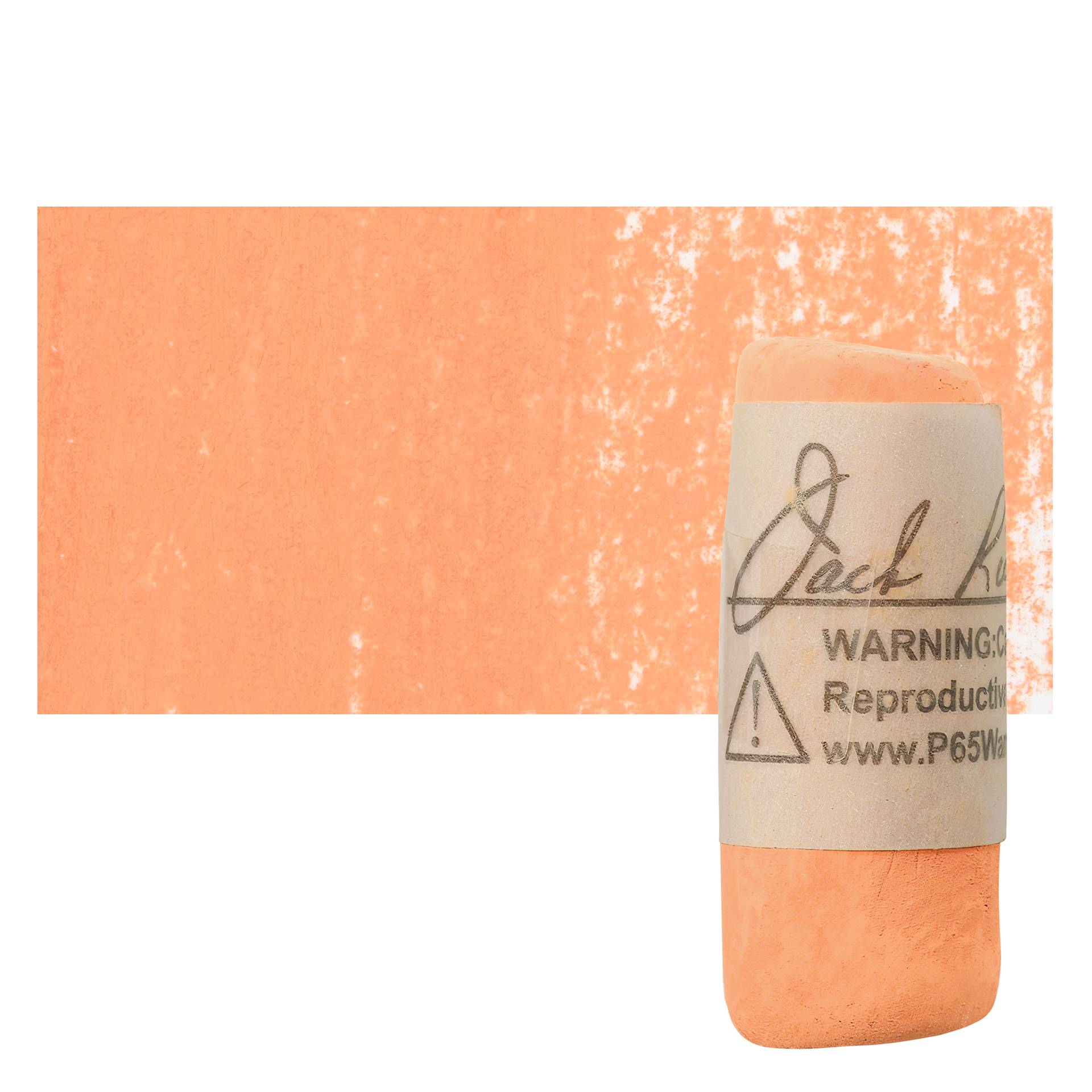 Richeson Soft Handrolled Pastel - Earth Orange EO12, pastel and swatch