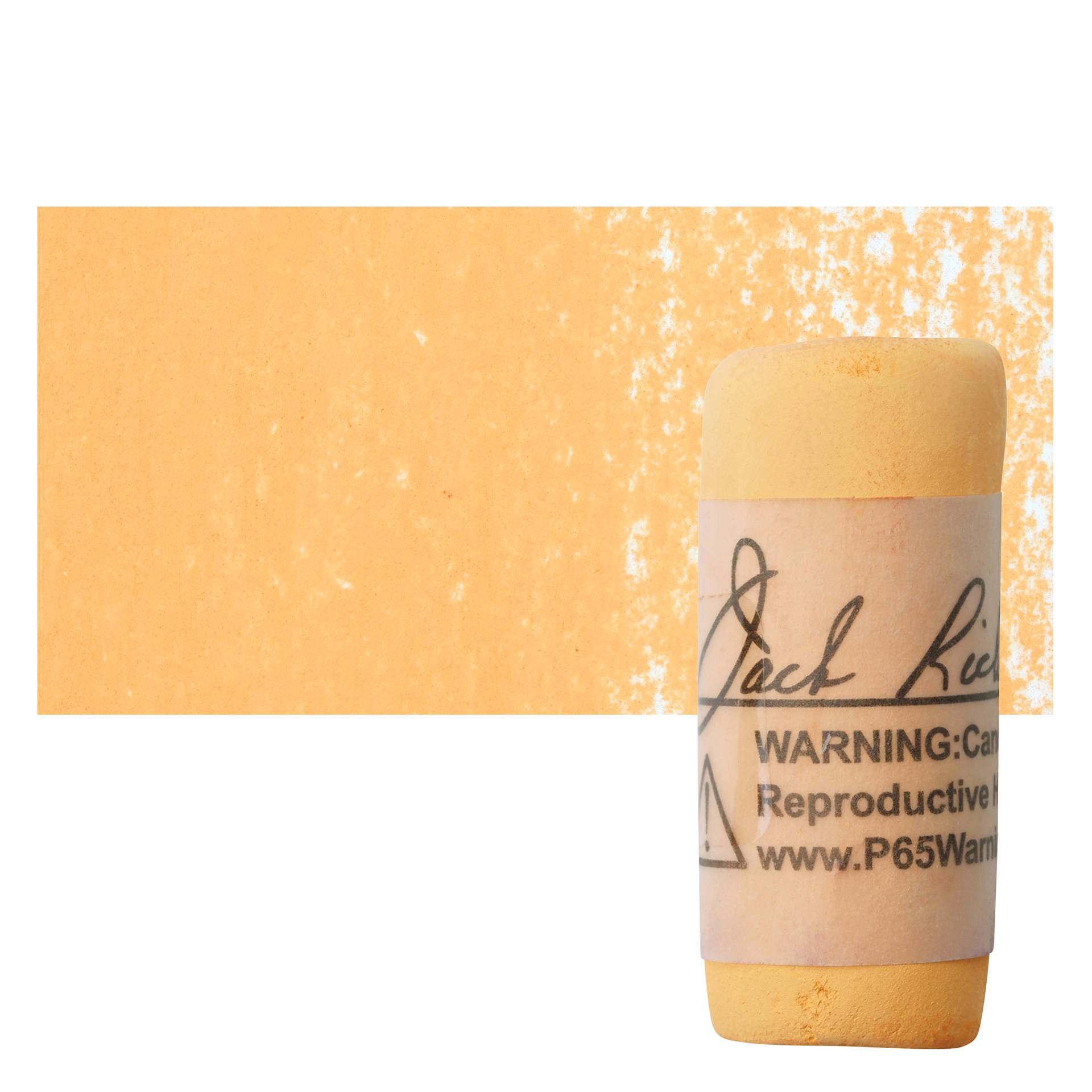Richeson Soft Handrolled Pastel - Earth Orange EO23, pastel and swatch