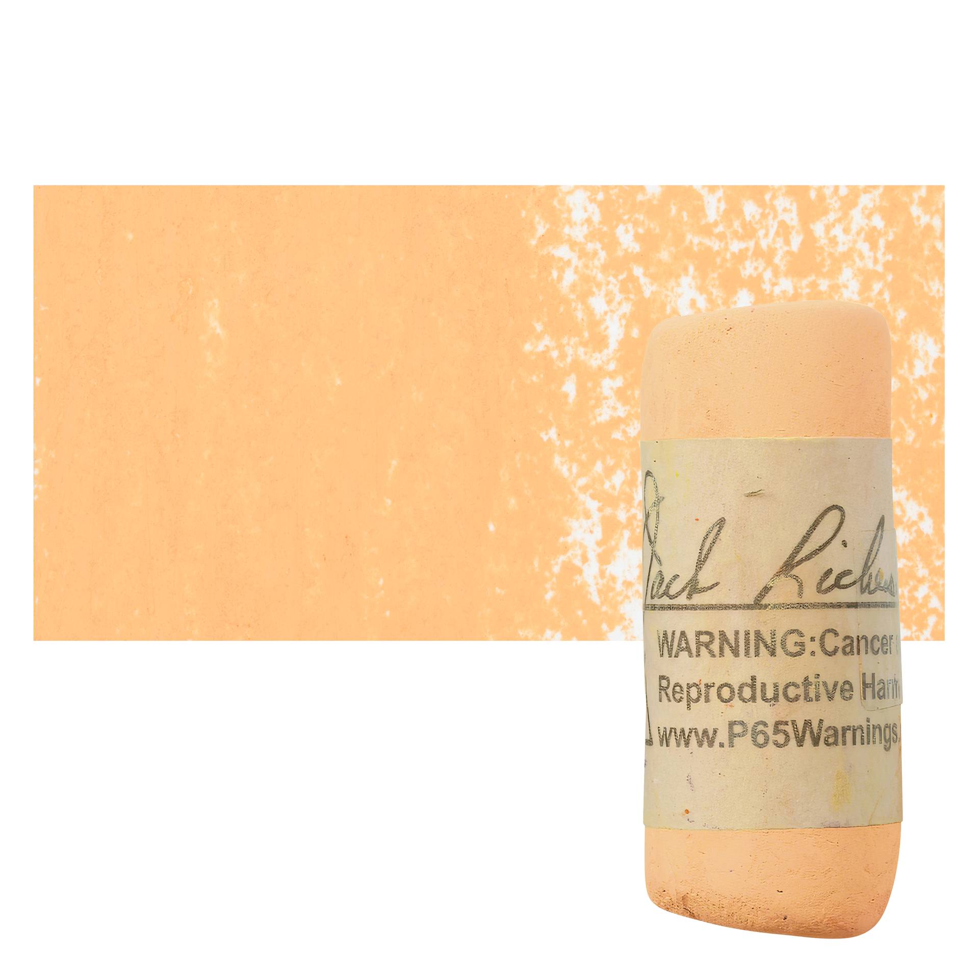 Richeson Soft Handrolled Pastel - Earth Orange EO28, pastel and swatch