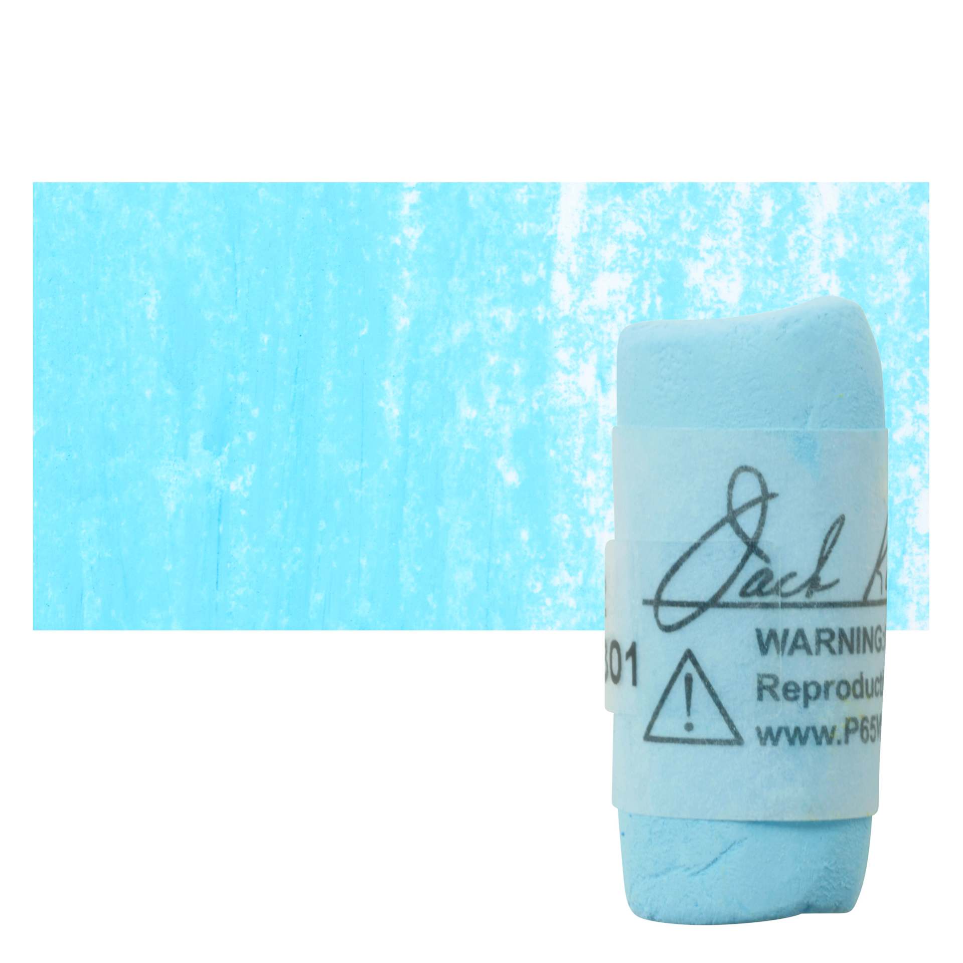 Richeson Soft Handrolled Pastel - Blue B2, pastel and swatch