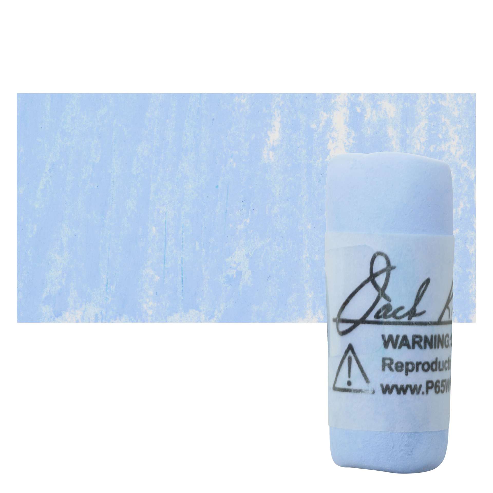 Richeson Soft Handrolled Pastel - Blue B22, pastel and swatch