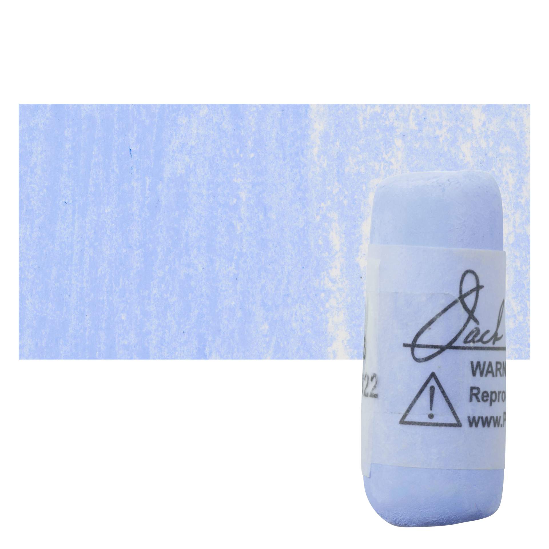 Richeson Soft Handrolled Pastel - Blue B23, pastel and swatch