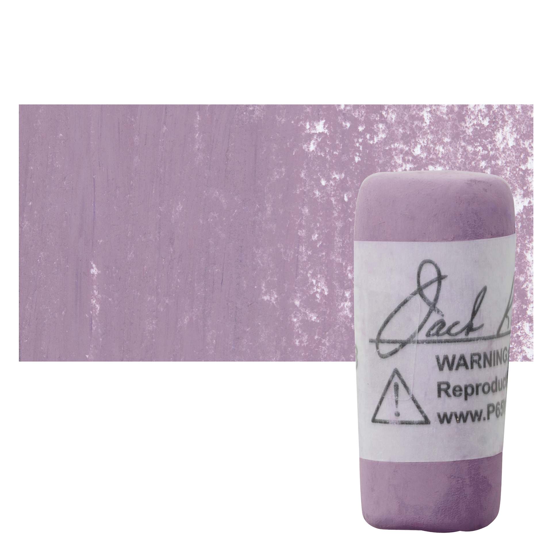 Richeson Soft Handrolled Pastel - Violet V31, pastel and swatch