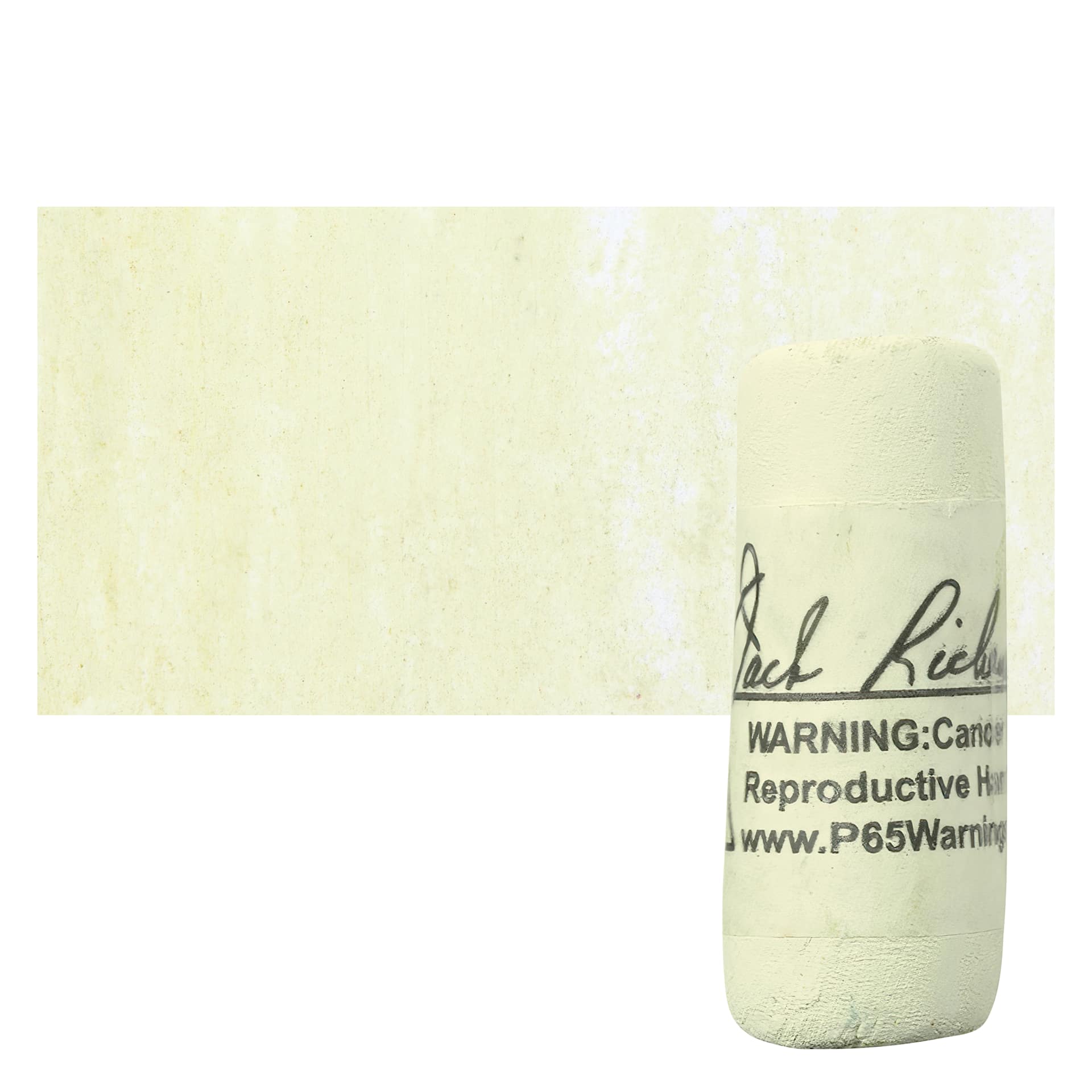 Richeson Soft Handrolled Pastel - Earth Green EG15, pastel and swatch