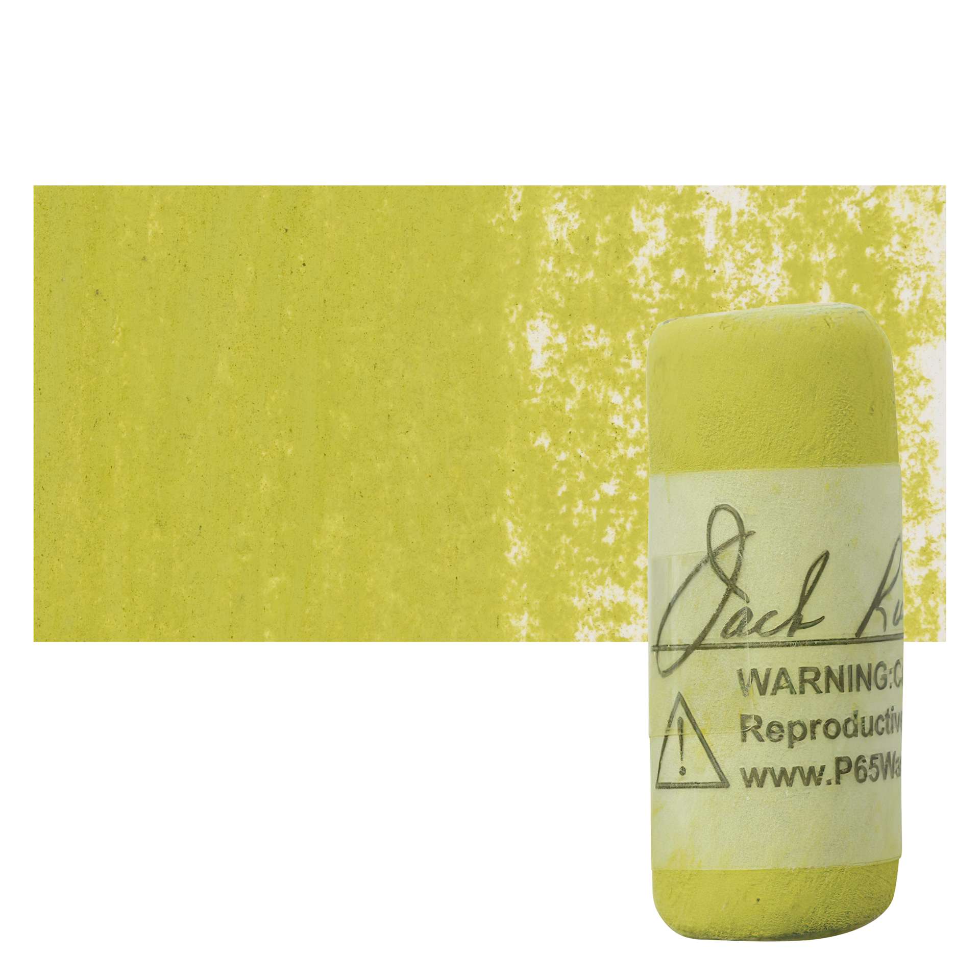 Richeson Soft Handrolled Pastel - Earth Green EG17, pastel and swatch